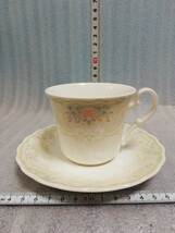 CS5162.Noritake ノリタケ FAIRY LIKE カップ ソーサー ティーカップ コーヒーカップ 花柄 食器/60_画像1