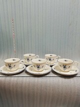 CS5163. Noritake ノリタケ　クラフトーン カップ ソーサー 花柄 コーヒーカップ ティーカップ 洋食器 食器 5客/80_画像1