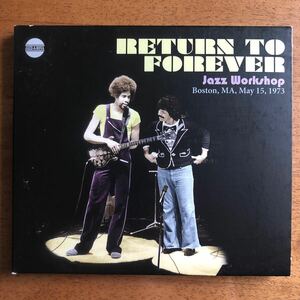 【デジパック】◆Return To Forever《Jazz Workshop, Boston, MA, 1973》輸入盤 送料4点まで185円