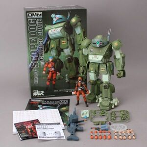 美品 ボトムズ ATM-09-ST 1/18 スコープドッグ with ミクロアクションシリーズ キリコ キュービィー DMZ タカラ フィギュア #80〇971/b.k