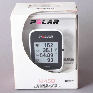 新品 POLAR ポラール M450 GPS サイクルコンピューター 防沫タイプ 高精度気圧計 心拍センサー #60※256/k.a