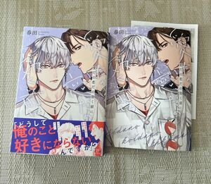 愛だの恋だの効く前に　春田　アニメイト小冊子　ペーパー付き