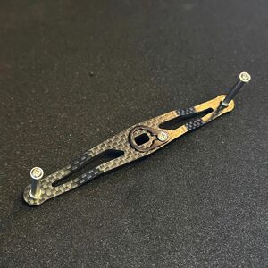 ★高品質★数量限定★3.5mm厚120mm★アブ.ダイワ用オフセットハンドル アブ ダイワ REVO ABU シマノ カーボン