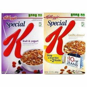 USA Kellogg'skerog serial special K vanilla almond, fruit & yoghurt )