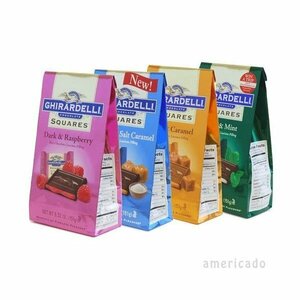  chocolate. middle. ..~.. possible to enjoy!Ghirardelligilateli chocolate square z is possible to choose 4 piece 