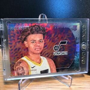 Keyonte George 2023-24 Panini Recon Rookie Portrait Holo RC Utah Jazz #7キヨンテ・ジョージ