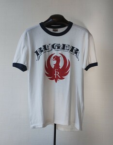 ■ 80s vintage ■ Hanes ヘインズ RUGER プリント リンガーtシャツ ■ Made in USA アメリカ製 ■ NNN1263