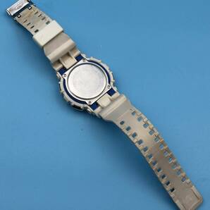 7702802-3【稼働品】CASIO/カシオ/G-SHOCK/Gショック/GA-100B/ホワイト/ブルー デジアナ/ワイドフェイス/ワールドタイム/腕時計の画像7
