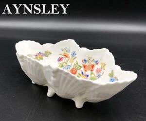 7703810-1[AYNSLEY]BONE CHINA/COTTAG GARDEN/ Aynsley /bo-n tea ina/kote-ji garden / deep plate / pot / case 