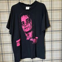 WWF Tシャツ BRET HART HITMAN ヴィンテージ 古着 ブラック _画像1