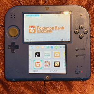 ポケモンバンク ポケムーバー　ニンテンドー2DS ブルー 任天堂 Nintendo 動作確認済