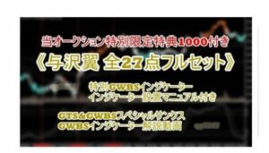 『与沢翼 GTSF 全27点フルセット+特別限定特典1000』特別GWBSインジケーター◎GTS&GWBSスペシャルサンクス◎GTSファイナル◎株式投資研究会