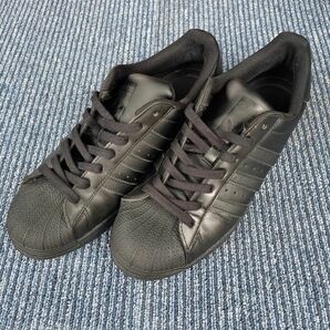 adidas アディダス スーパースター　スニーカー 靴　黒 ブラック SUPERSTAR 26.5 cm