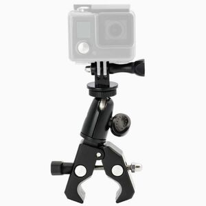 カメラホルダー 自転車・バイク・オートバイマウント 1/4ネジ 360度回転 三脚式マウント デジタルカメラに対応