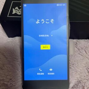 雷神 RAIJIN FTJ162E ブラックAndroid　スマートフォン　未使用新品　動作確認済