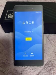 雷神 RAIJIN FTJ162E ブラックAndroid　スマートフォン　未使用新品　動作確認済