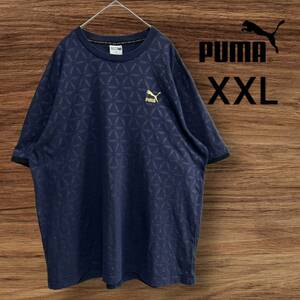 PUMA/プーマ　Ｔシャツ　ビッグシルエット　XXL ネイビー