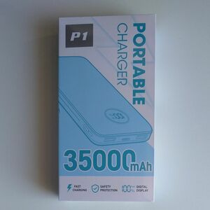 新品未開封 モバイルバッテリー 35000mah 　黒