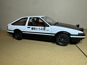 AUTOart 1/18 トヨタ スプリンタートレノ (AE86) 頭文字 (イニシャル)D プロジェクトD ver完成品