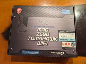 【新品・未開封】MSI MAG Z690 TOMAHAWK WIFI マザーボード ATX Intel Z690 チップセット搭載 LGA1700 トマホーク 対応 パソコン 自作