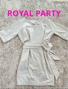 ROYAL PARTY ロイヤルパーティー　ワンピース　ドレス　半袖