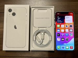 iPhone 13 mini スターライト　128GB