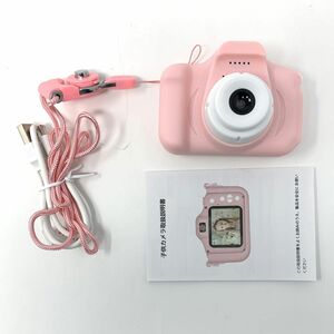【一円スタート】キッズカメラ デジタル ポケットカメラ　写真も動画も撮れる USB充電 microSDカード対応 1円 SEI01_1570