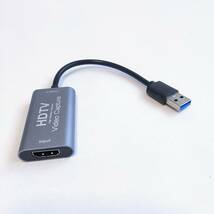 「一円スタート」USB3.0 キャプチャーボード 4K@30Hz HDMIビデオ信号入力、1080p HDMI出力に対応「1円」AKI01_2659_画像2