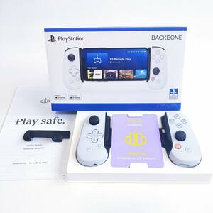 [ один иен старт ]BACKBONE One игра контроллер for iPhone(Lightning) PlayStation выпуск BB-02-W-S v3[1 иен ]AKI01_2746