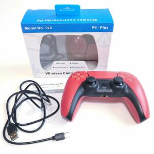 [ one jpy start ] wireless controller for P4 red T28[1 jpy ]AKI01_2735