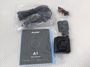 【一円スタート】Avylet ドライブレコーダー 小型 前方 WiFi付き スマホ連携 外付けGPSモジュール対応「1円」IKE01_1502