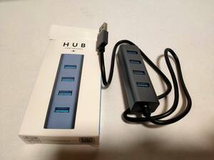[ one jpy start ] No-brand USB hub USB3.0 USB4 port 1 jpy HAM01_2644