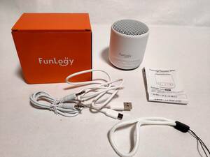 [ one jpy start ]FunLogy Portable Mini speaker / portable speaker waterproof correspondence / small size /Type-C rechargeable / battery 1 jpy HAM01_2736