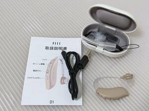 [ one jpy start ]KXP rechargeable compilation sound vessel seniours oriented ear .. type both ear combined use volume 4 -step adjustment [1 jpy ]IKE01_1588