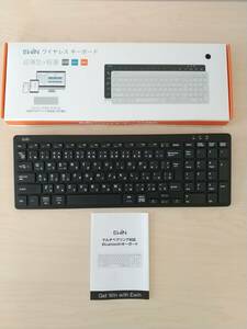 [ one jpy start ]Ewin Bluetooth keyboard Japanese arrangement numeric keypad attaching .. input possibility wireless key board [1 jpy ] HOS01_0949
