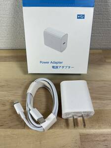 [ one jpy start ]iPhone charger fbe-383gc1 PD 20W sudden speed charge [PSE/MFI certification ending ]2M USB C cable USB-C power supply adaptor [1 jpy ]URA01_3234