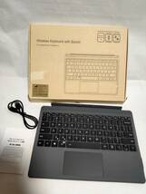 【一円スタート】surface pro 8 キーボード タッチパッド搭載 Surface pro 9 キーボード バックライト付き 1円 HAM01_2720_画像1