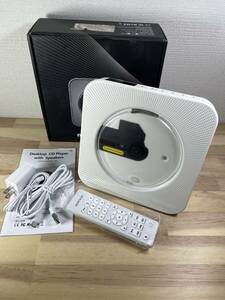 [ one jpy start ]CD player KC-809 desk put type Bluetooth5.0 leather new version cd player 1 pcs many position CD radio-cassette [1 jpy ]URA01_3306