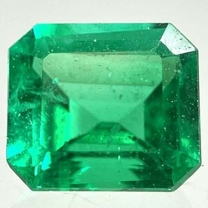 ●天然エメラルド0.386ct●m 約4.7×4.2mmソーティング付 ルース 裸石 宝石 ジュエリーjewerly emerald テ DE0