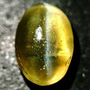 5.8ctUP!!●天然ジルコンキャッツアイ5.883ct●m 約10.6×7.6mmソーティング付 ルース 裸石 宝石 ジュエリーjewerly zircon cats eye