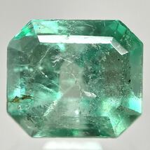 ●天然エメラルド1.842ct●m 約7.9×6.9mmソーティング付 ルース 裸石 宝石 ジュエリーjewerly emerald DE0_画像1