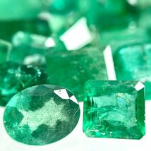 ●天然エメラルドおまとめ50ct●m ルース 裸石 宝石 ジュエリー jewelry emerald beryl ベリル 緑玉 DI0 ①_画像2