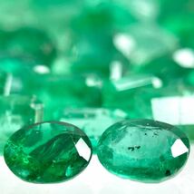 ●天然エメラルドおまとめ50ct●m ルース 裸石 宝石 ジュエリー jewelry emerald beryl ベリル 緑玉 DI0 ②_画像2