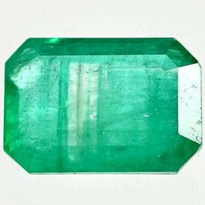 ●天然エメラルド0.736ct●m 約6.3×4.4×2.9mmソーティング付 ルース 裸石 宝石 ジュエリーjewerly emerald DE0