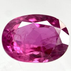 ●天然ルビー0.592ct●m 約5.5×4.0mm ルース 裸石 宝石 ジュエリー ruby jewelry テDE0の画像1