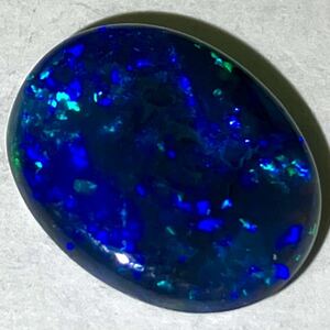 遊色効果!!●天然ブラックオパール1.790ct●m 約10.4×8.4mm ルース 裸石 宝石 ジュエリー fire jewelry opal EA8/EB0 テ EB3