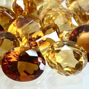 ★天然シトリンおまとめ300ct★m ルース 裸石 宝石 ジュエリー jewelry citrine シトリン