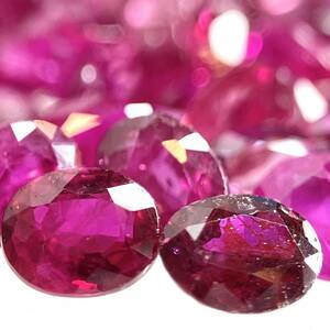 ★天然ルビーおまとめ50ct★m ルース 裸石 宝石 ジュエリー jewelry ルビー Ruby ③