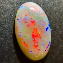 遊色効果抜群!!★天然オパール4.778ct★m 約18.3×11.3mm ルース 裸石 宝石 ジュエリー jewelry opal_画像1