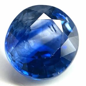 ★天然サファイア0.544ct★M 約5.0×4.6mmソーティング付 ルース 裸石 宝石 ジュエリー corundum コランダム sapphire 蒼玉